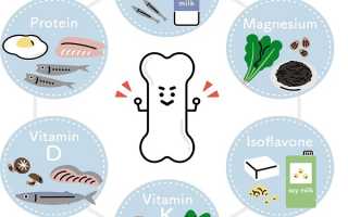 Как укрепить кости при помощи продуктов питания и витаминов