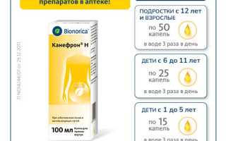 Канефрон как пить до или после еды